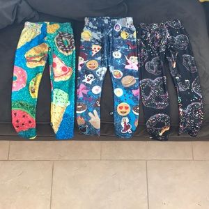 Trio of super trendy Terez Leggings for girls